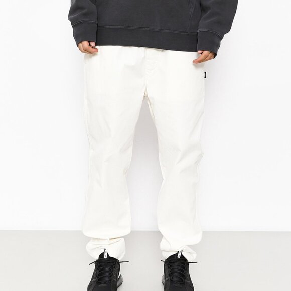 Stussy Pants Brushed Beach in White/Bone Size Small - Picture 1 of 10